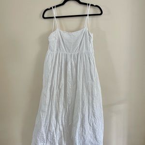 Anthropologie Sunday in Brooklyn Women’s Squareneck Midi Dress Size Medium White